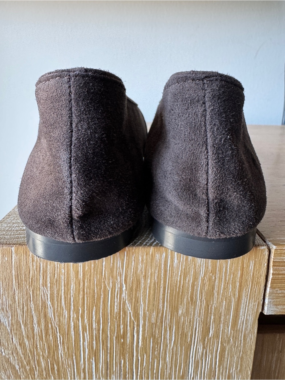 MADEWELL Women's The Mylie Ballet Flat in Dark Carob Suede Size 6.5 🚨SEE NOTES - Picture 6 of 16